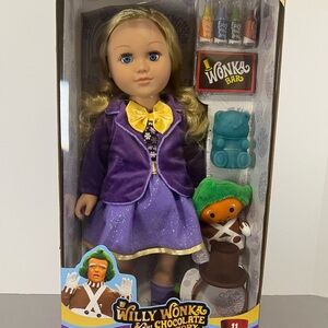 My Life As WILLY WONKA & THE CHOCOLATE FACTORY Blonde Hair 18" Doll New